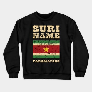 Flag of Suriname Crewneck Sweatshirt